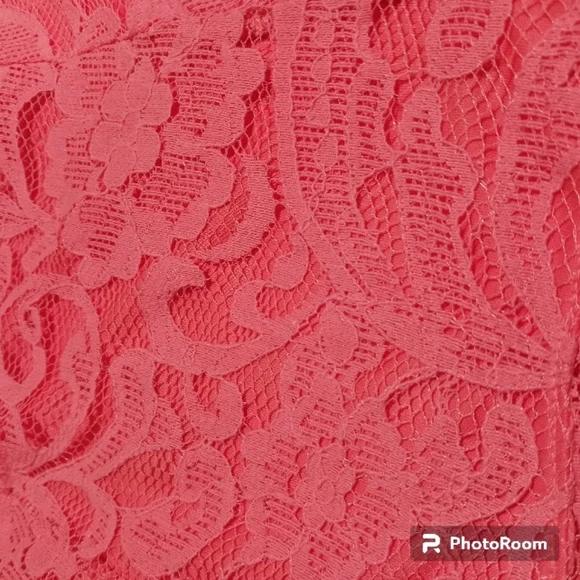 Show Me Your MuMu Sienna Lace Shorts Coral - Picture 6 of 8